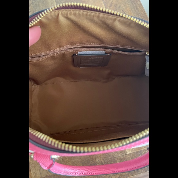 New Coach Rowan Satchel In Colorblock and Wallet - Picture 9 of 15